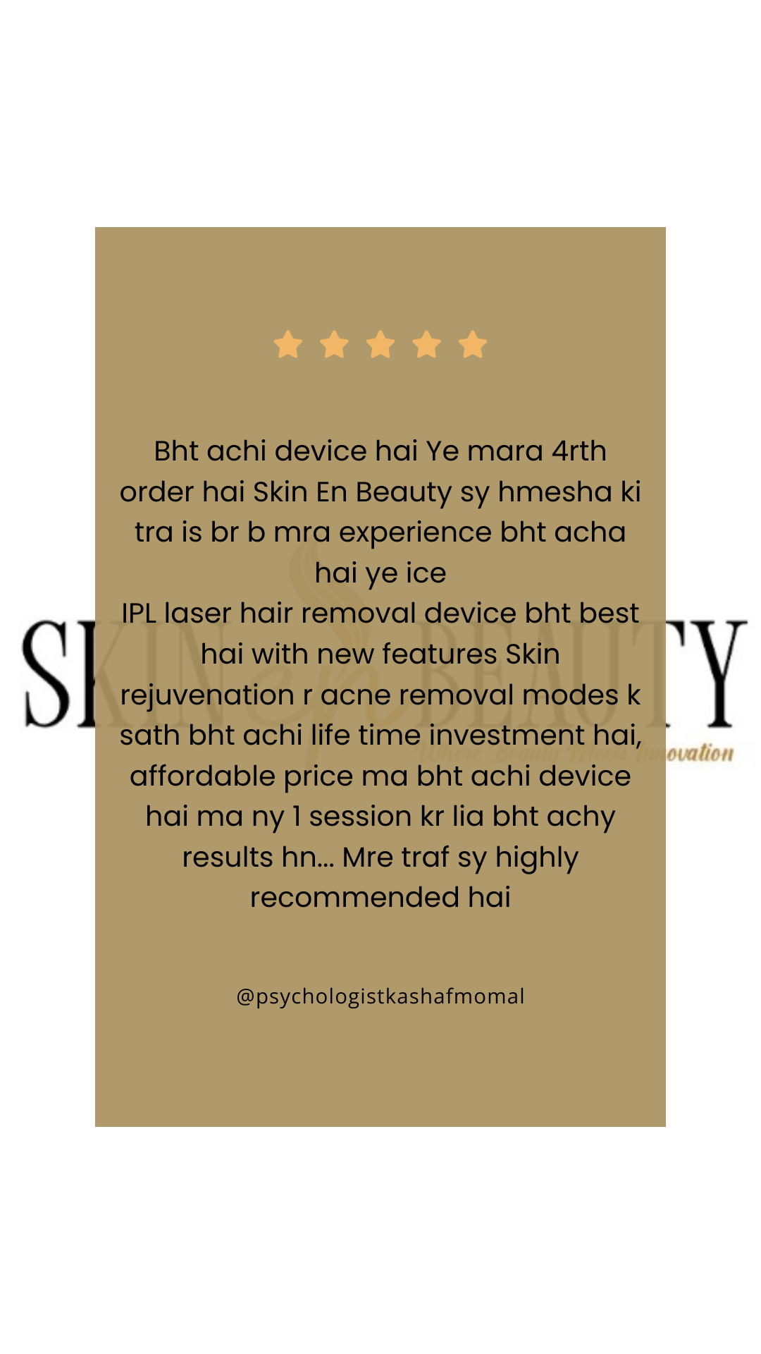 Lumie customer review screenshot 9